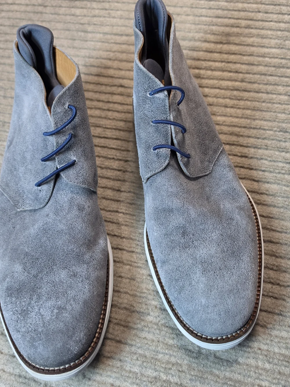 Martin Dingman Suede Chukka Boots Gray Men's 11M Casual Boot Made Brazil
